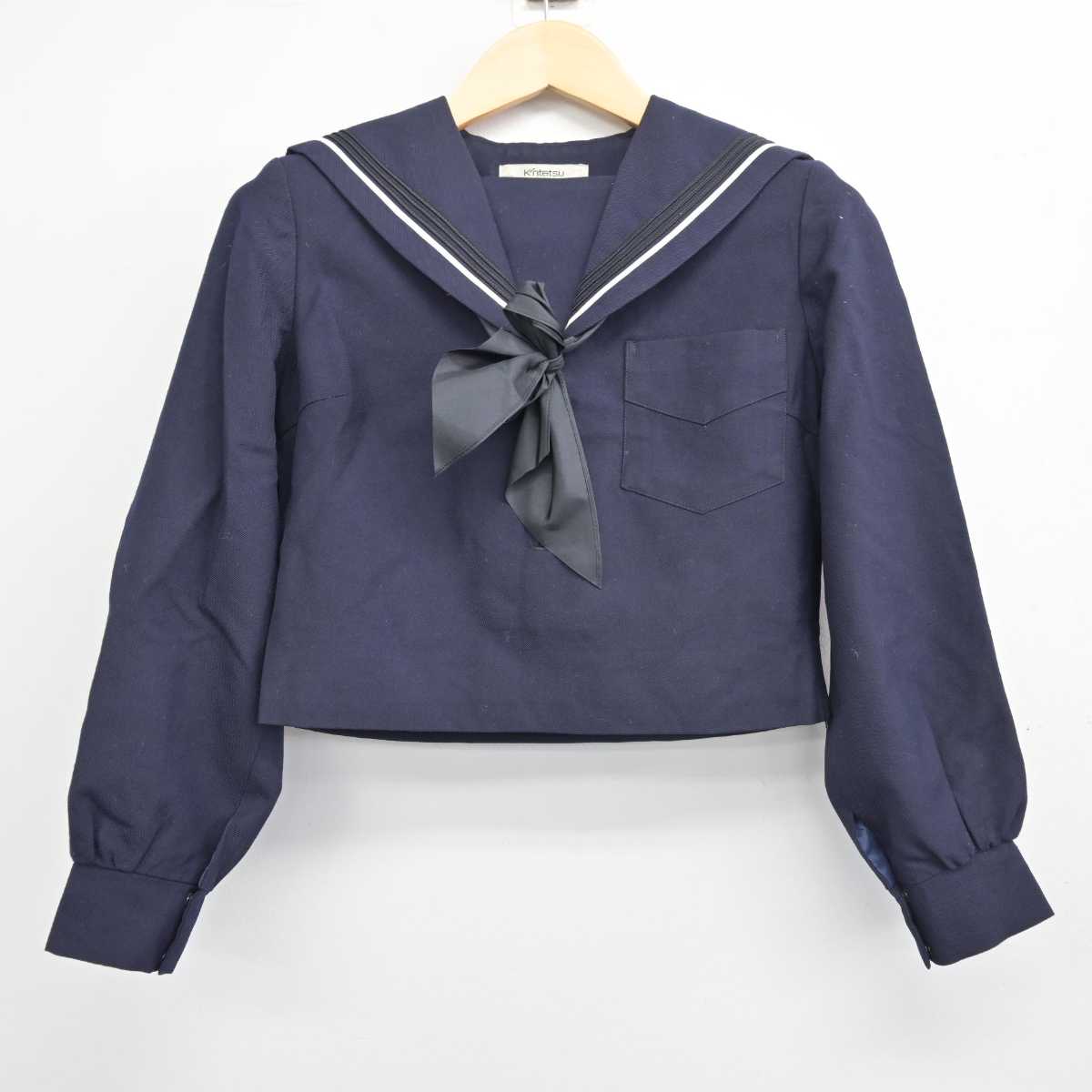 【中古】大阪府 山本高等学校 女子制服 4点 (セーラー服・スカート・スカート) sf056221