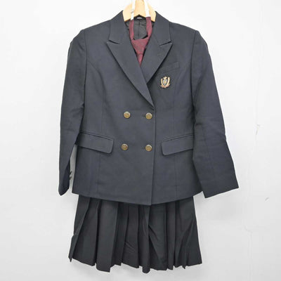 【中古】埼玉県 埼玉栄高等学校 女子制服 3点 (ブレザー・スカート) sf056229