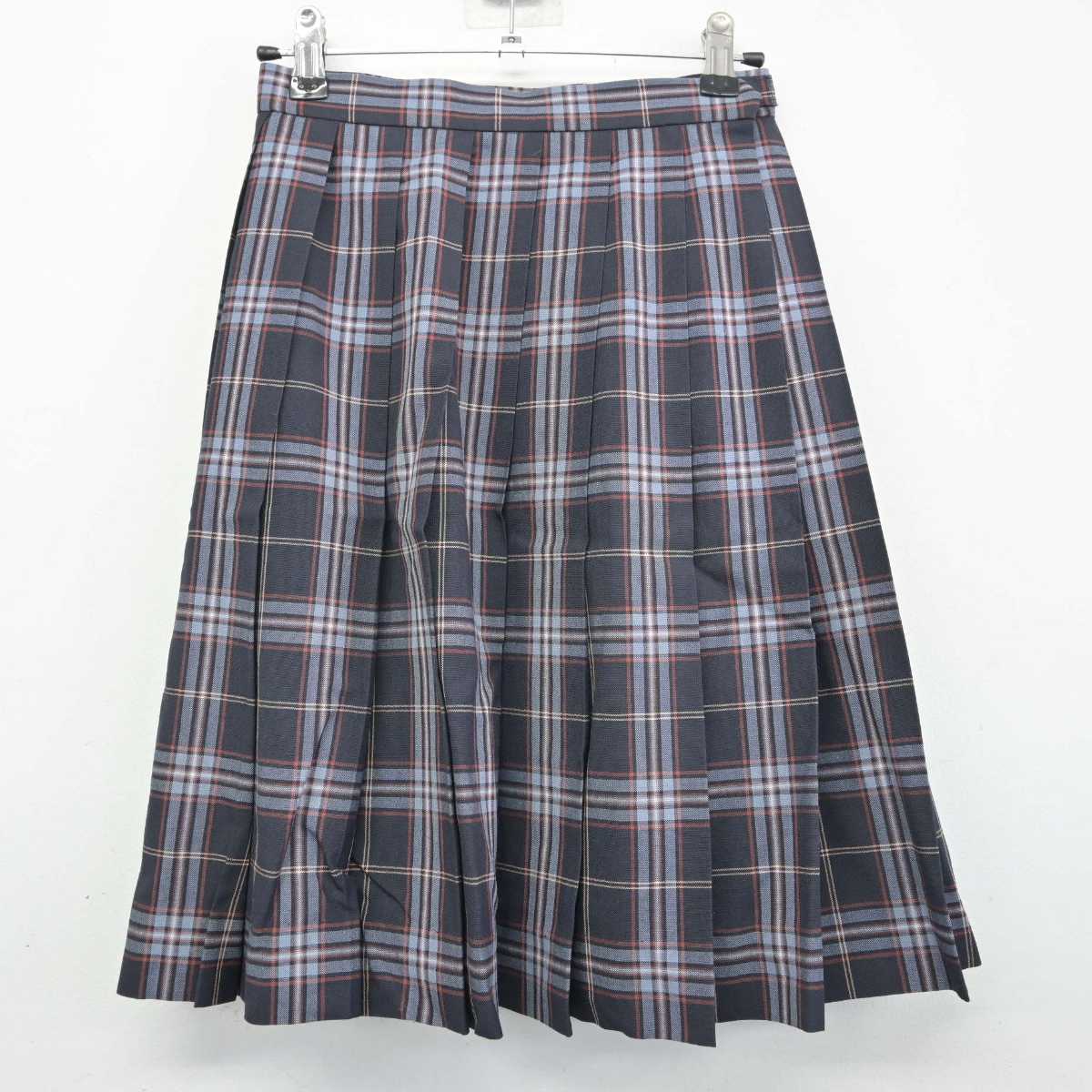 【中古】埼玉県 埼玉栄高等学校 女子制服 3点 (ニット・スカート) sf056230