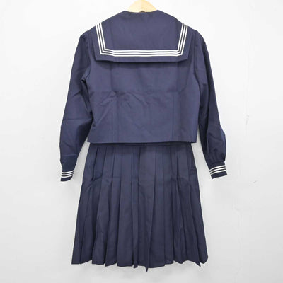 【中古】千葉県 みつわ台中学校 女子制服 3点 (セーラー服・スカート) sf056237