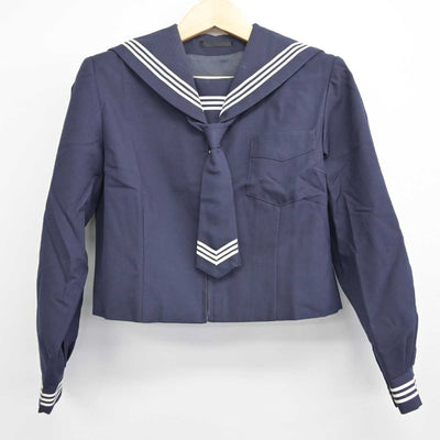 【中古】千葉県 みつわ台中学校 女子制服 3点 (セーラー服・スカート) sf056237