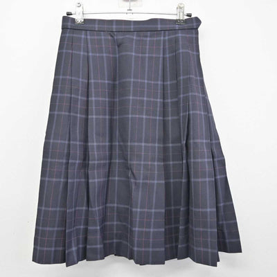 【中古】東京都 日本大学鶴ヶ丘高等学校 女子制服 2点 (ニット・スカート) sf056245