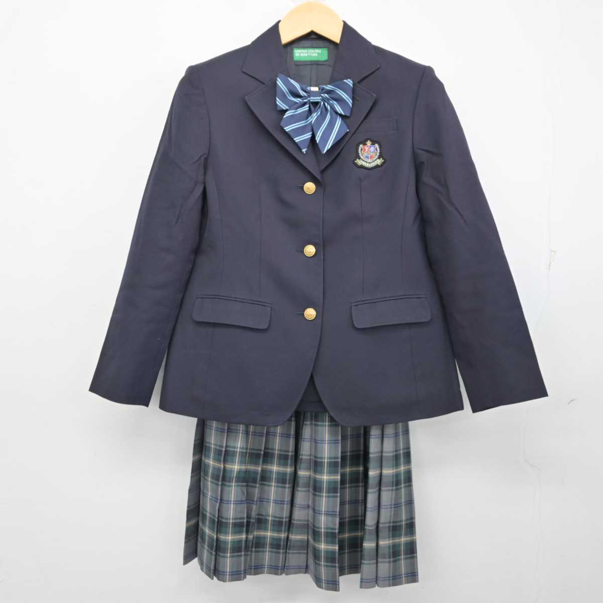 【中古】大阪府 城南学園高等学校 女子制服 3点 (ブレザー・スカート) sf056251