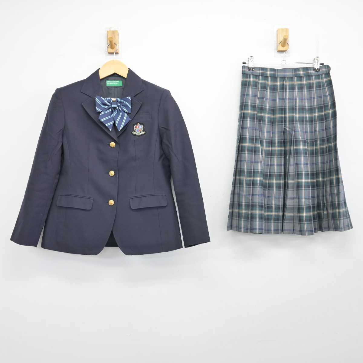 【中古】大阪府 城南学園高等学校 女子制服 3点 (ブレザー・スカート) sf056251