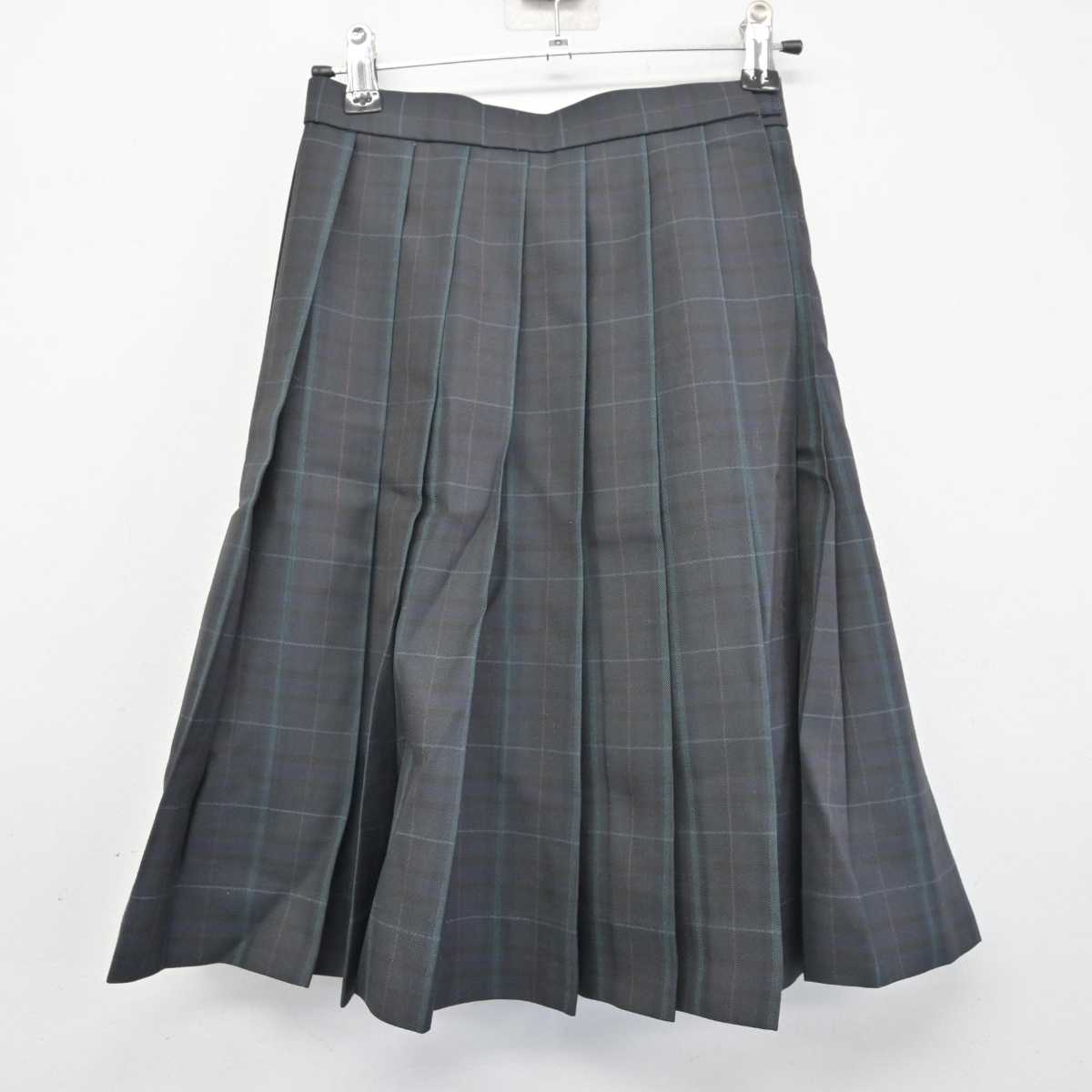 【中古】福島県 郡山東高等学校 女子制服 5点 (ブレザー・ニット・シャツ・スカート) sf056253