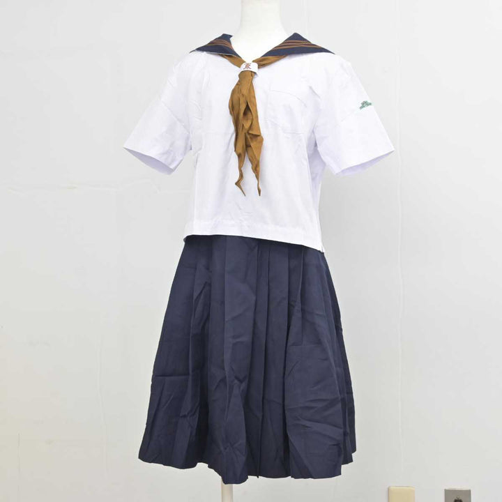 中古】東京都 関東国際高等学校 女子制服 3点 (セーラー服