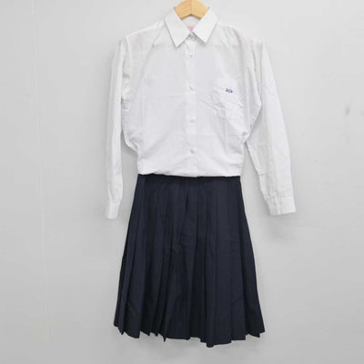 【中古】千葉県 柏中央高等学校 女子制服 5点 (ブレザー・シャツ・スカート) sf056262