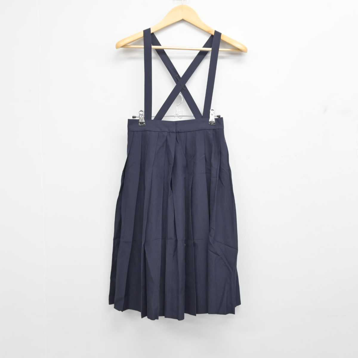 【中古】福岡県 筑紫女学園中学・高等学校 女子制服 2点 (セーラー服・スカート) sf056276