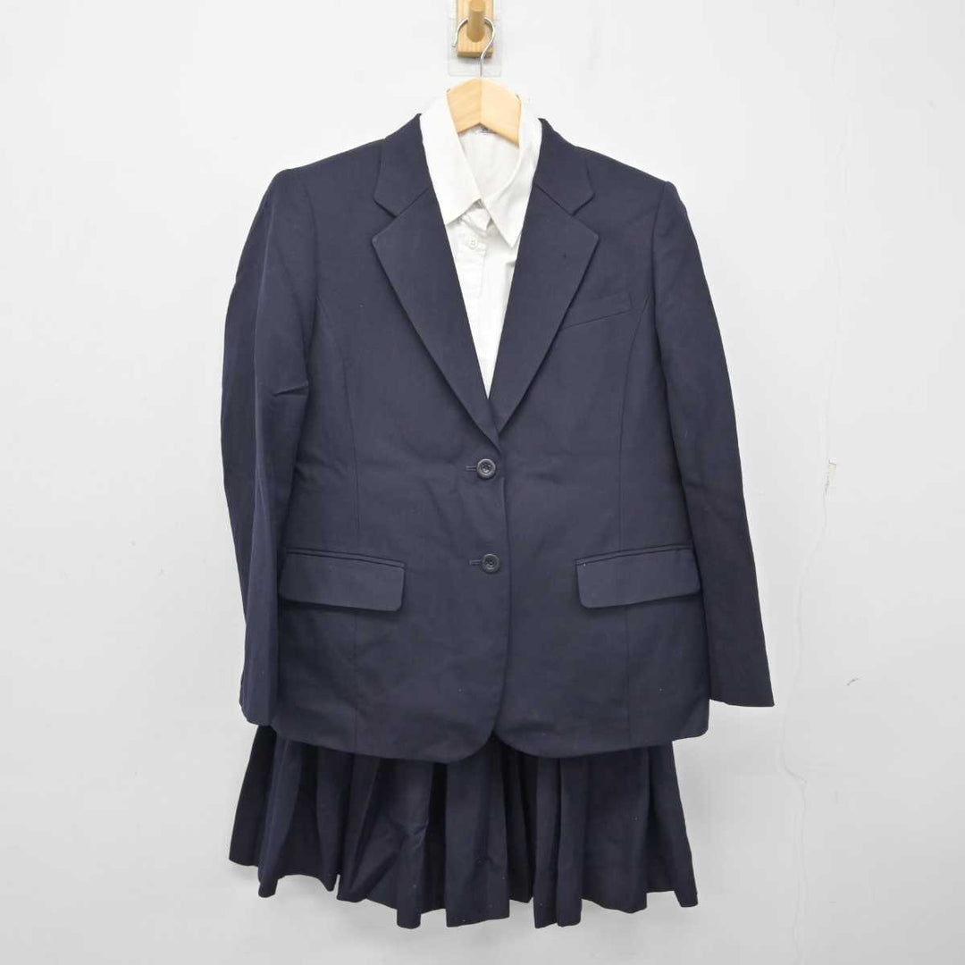 【中古】大阪府 市岡高等学校 女子制服 3点 (ブレザー・シャツ・スカート) sf056306