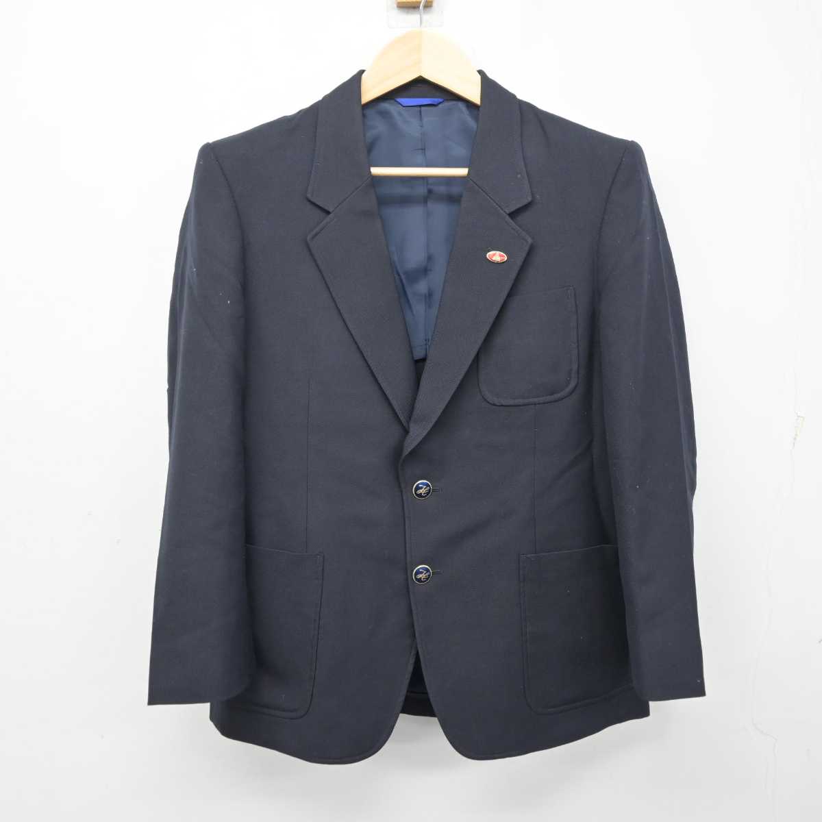 【中古】兵庫県 宝塚高等学校 男子制服 5点 (ブレザー・シャツ・ズボン) sf056320