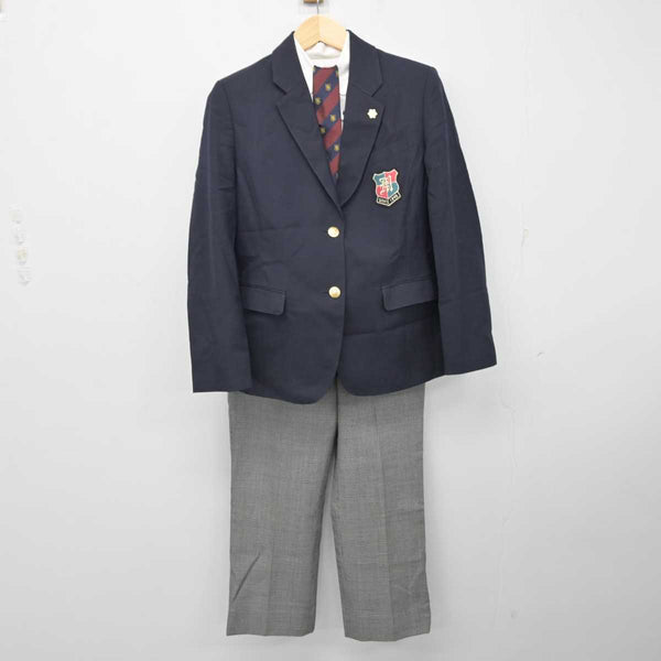 【中古】茨城県 水戸農業高等学校 女子制服 5点 (ブレザー・シャツ・ズボン) sf056331 | 中古制服通販パレイド