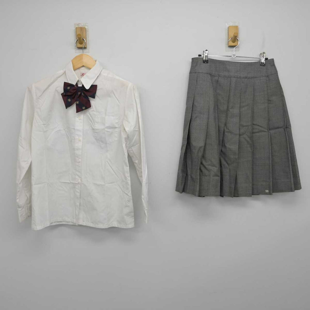 中古】茨城県 水戸農業高等学校 女子制服 3点 (シャツ・スカート) sf056332 | 中古制服通販パレイド