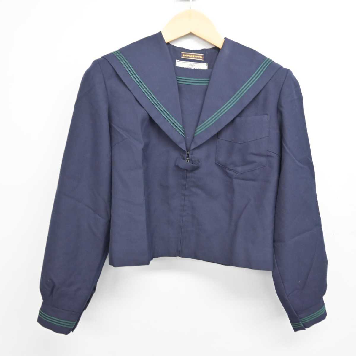 【中古】兵庫県 瓦木中学校 女子制服 2点 (セーラー服・セーラー服) sf056339