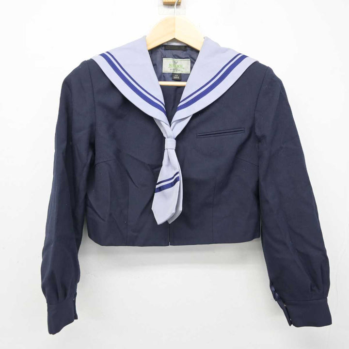 【中古】東京都 六月中学校 女子制服 3点 (セーラー服・ジャンパースカート) sf056344