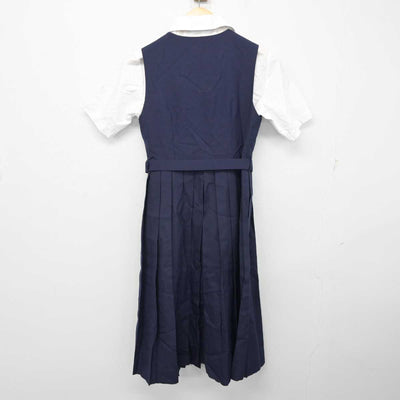 【中古】東京都 六月中学校 女子制服 2点 (シャツ・ジャンパースカート) sf056345