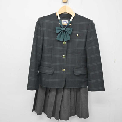 【中古】東京都 専修大学附属高等学校 女子制服 4点 (ブレザー・スカート) sf056349