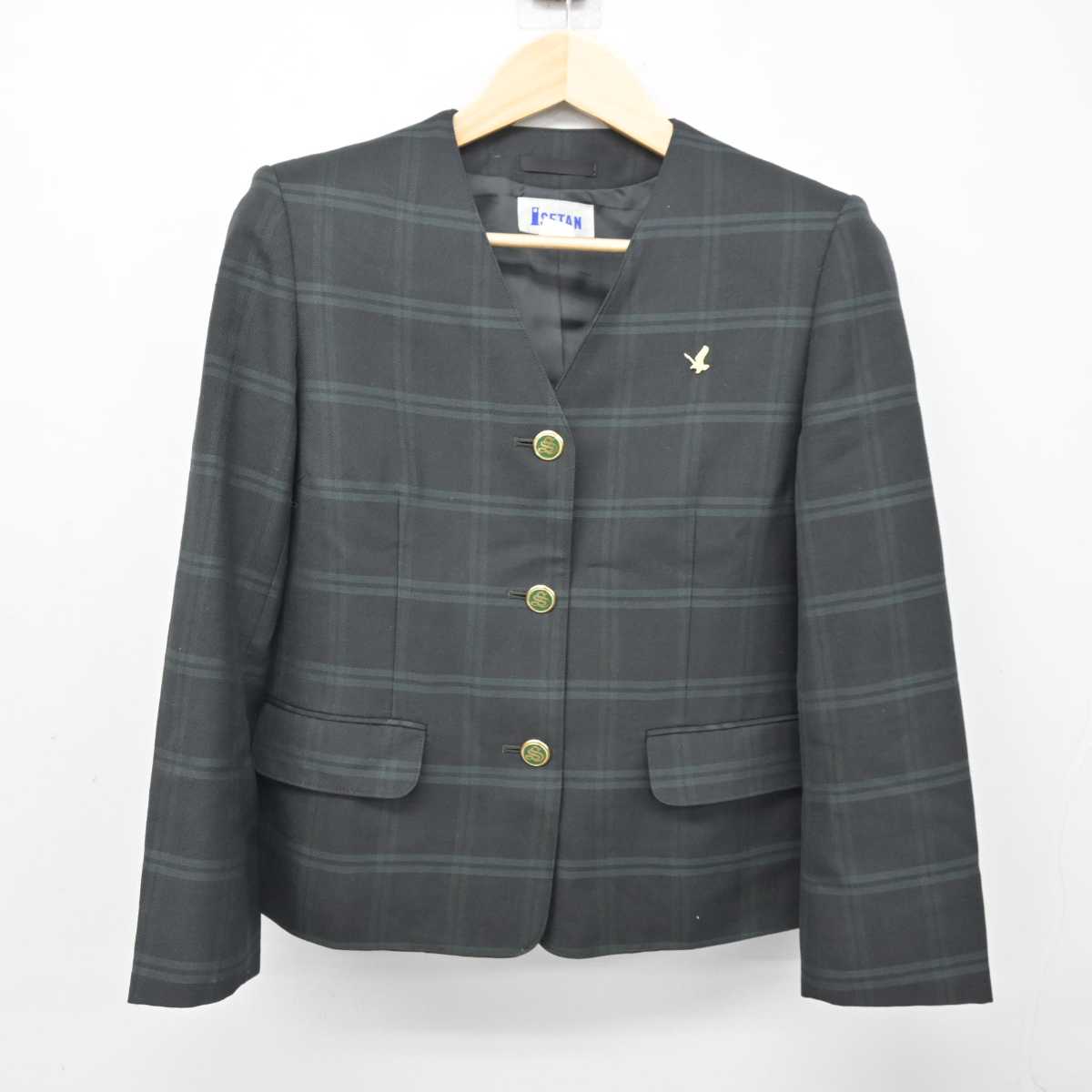 【中古】東京都 専修大学附属高等学校 女子制服 4点 (ブレザー・スカート) sf056349