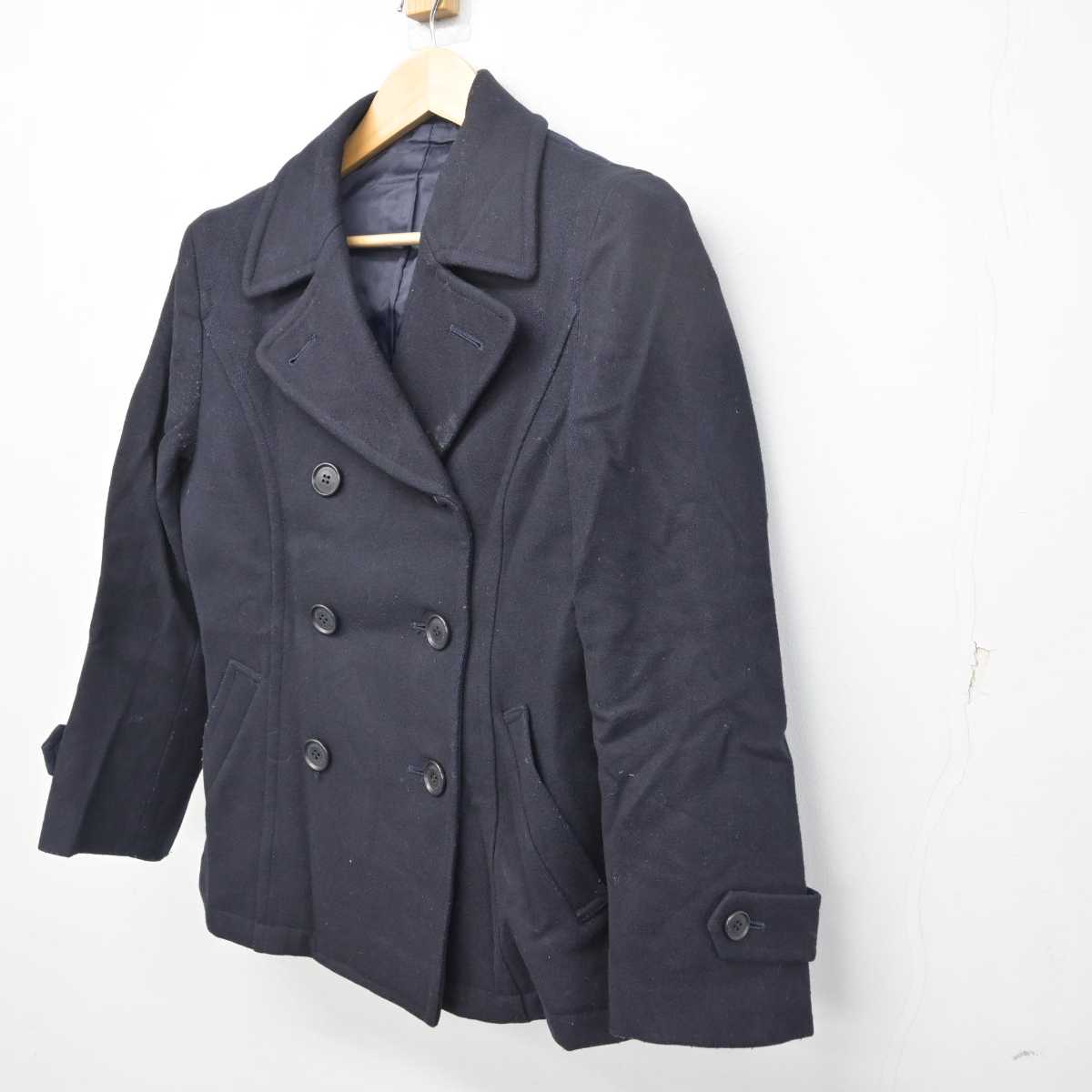 【中古】埼玉県 大宮開成中学・高等学校 中高一貫部 女子制服 1点 (コート) sf056360