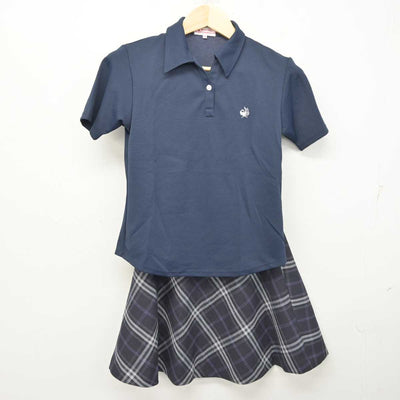 【中古】埼玉県 武蔵野大学附属千代田高等学院 女子制服 3点 (シャツ・スカート) sf056373