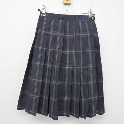 【中古】東京都 目黒中央中学校 女子制服 2点 (ニットベスト・スカート) sf056378