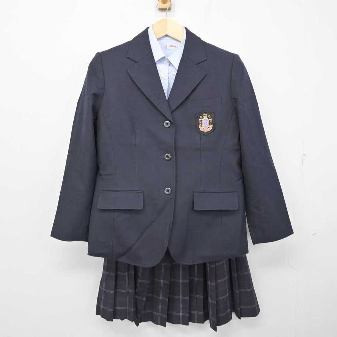 【中古】千葉県 秀明八千代中学・高等学校 女子制服 4点 (ブレザー・ニット・シャツ・スカート) sf056386 | 中古制服通販パレイド