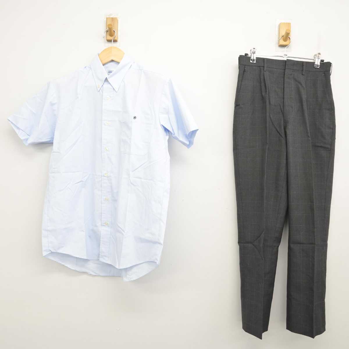 【中古】東京都 修徳高等学校 男子制服 3点 (シャツ・ズボン) sf056395