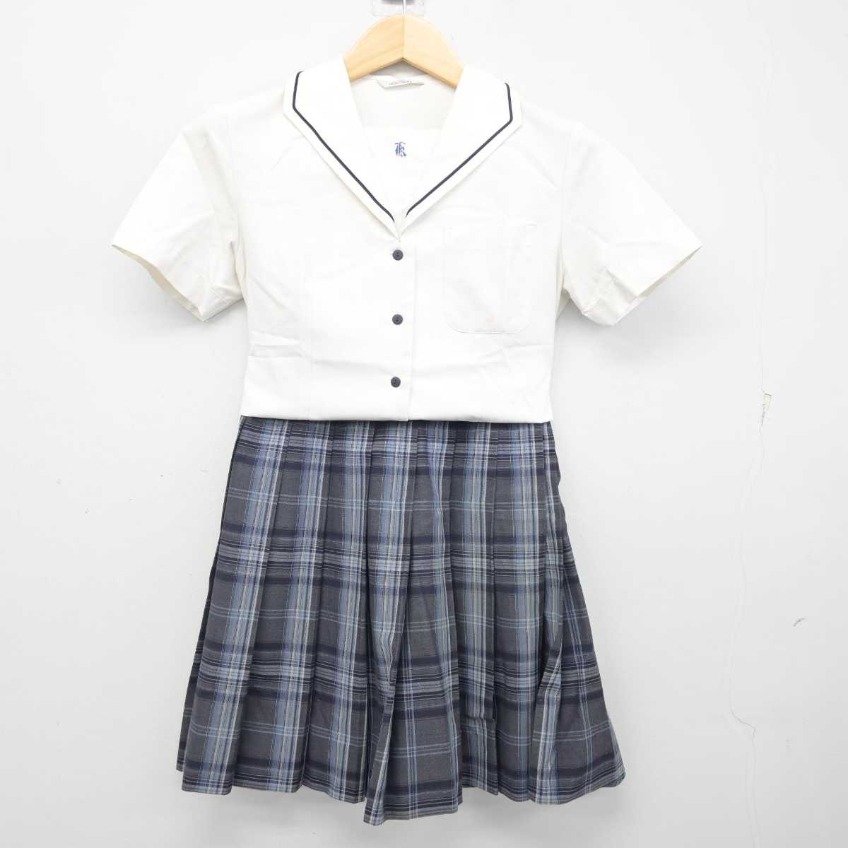 【中古】東京都 東洋大附属京北高等学校 女子制服 3点 (セーラー服・スカート) sf056398