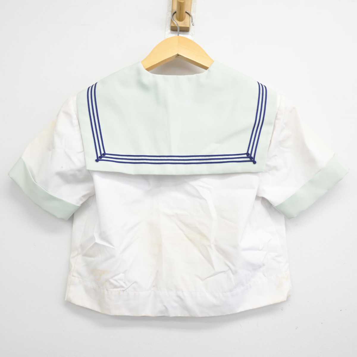 【中古】大阪府 藤陽中学校 女子制服 3点 (セーラー服) sf056408