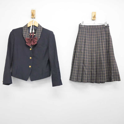 【中古】大阪府 生野高等学校 女子制服 5点 (ブレザー・スカート) sf056409