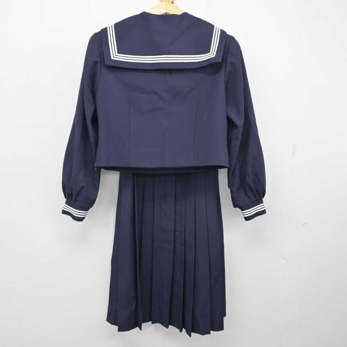 【中古】千葉県 柏市立光ヶ丘中学校 女子制服 3点 (セーラー服・ジャンパースカート・スカート) sf056415