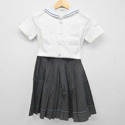 【中古】福岡県 福岡県立光陵高等学校 女子制服 3点 (セーラー服・スカート) sf056420