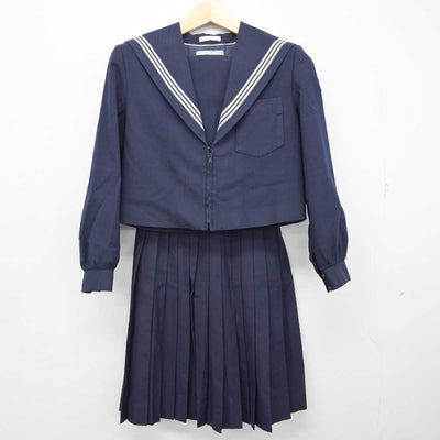 【中古】愛知県 一宮高等学校 女子制服 2点 (セーラー服・スカート) sf056426