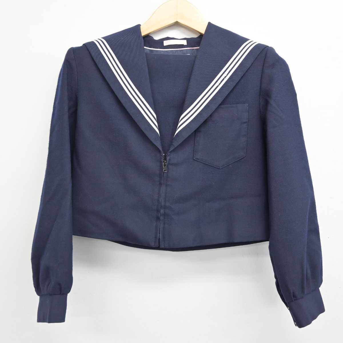 【中古】愛知県 一宮高等学校 女子制服 2点 (セーラー服・スカート) sf056426