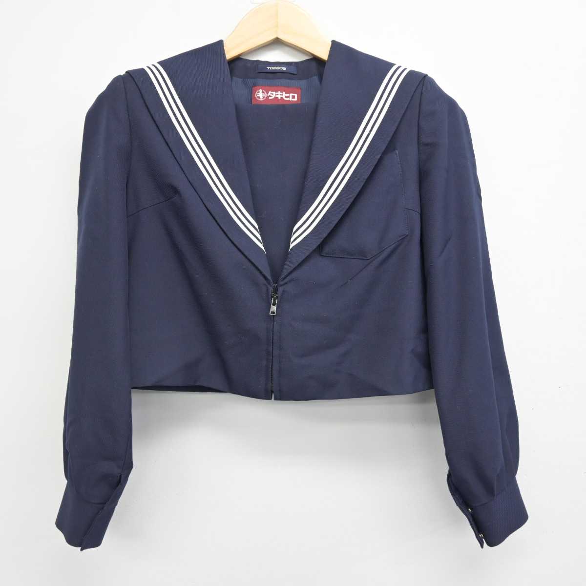 【中古】愛知県 一宮高等学校 女子制服 2点 (セーラー服・スカート) sf056427