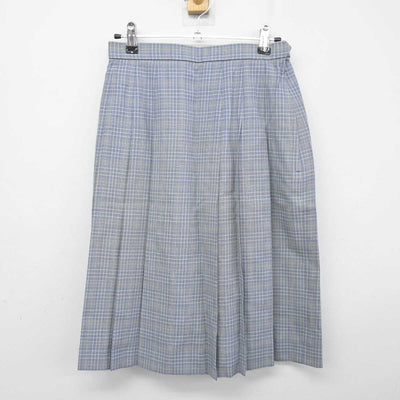 【中古】山梨県 吉田高等学校 女子制服 3点 (ベスト・シャツ・スカート) sf056436