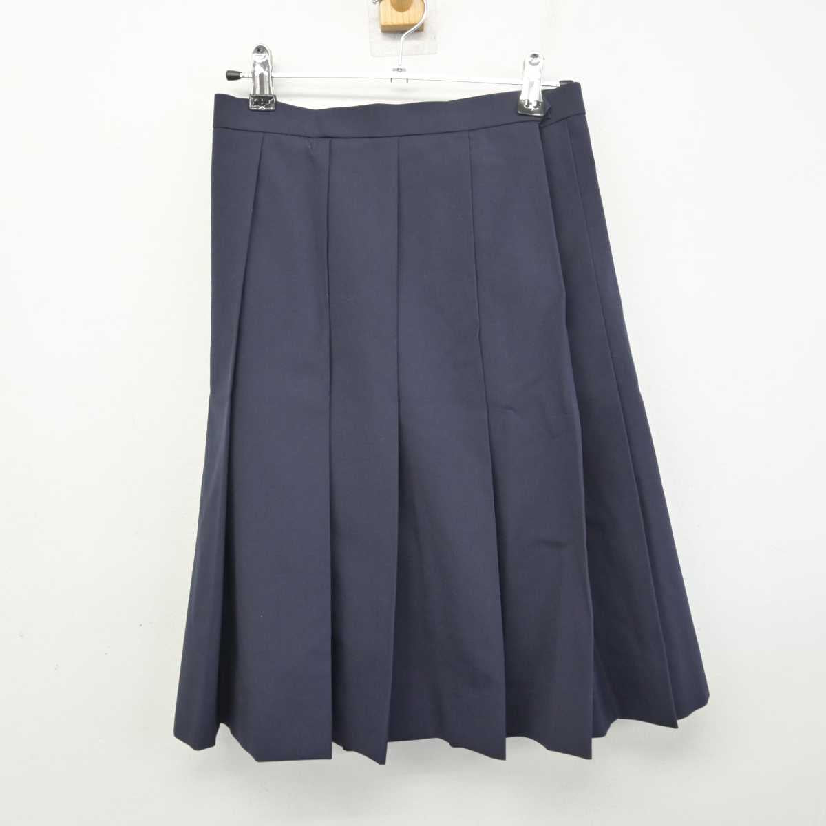 【中古】東京都 国立第二中学校 女子制服 2点 (ベスト・スカート) sf056447