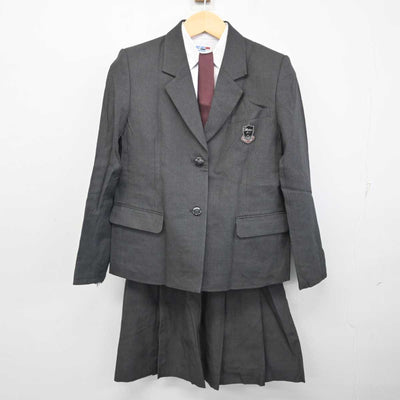 【中古】埼玉県 星野高等学校 女子制服 5点 (ブレザー・ベスト・シャツ・スカート) sf056450