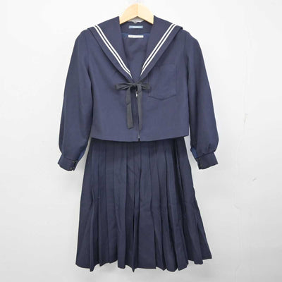 【中古】愛知県 助光中学校 女子制服 3点 (セーラー服・スカート) sf056464