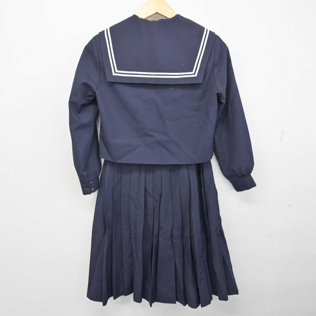 【中古】愛知県 助光中学校 女子制服 3点 (セーラー服・スカート) sf056464