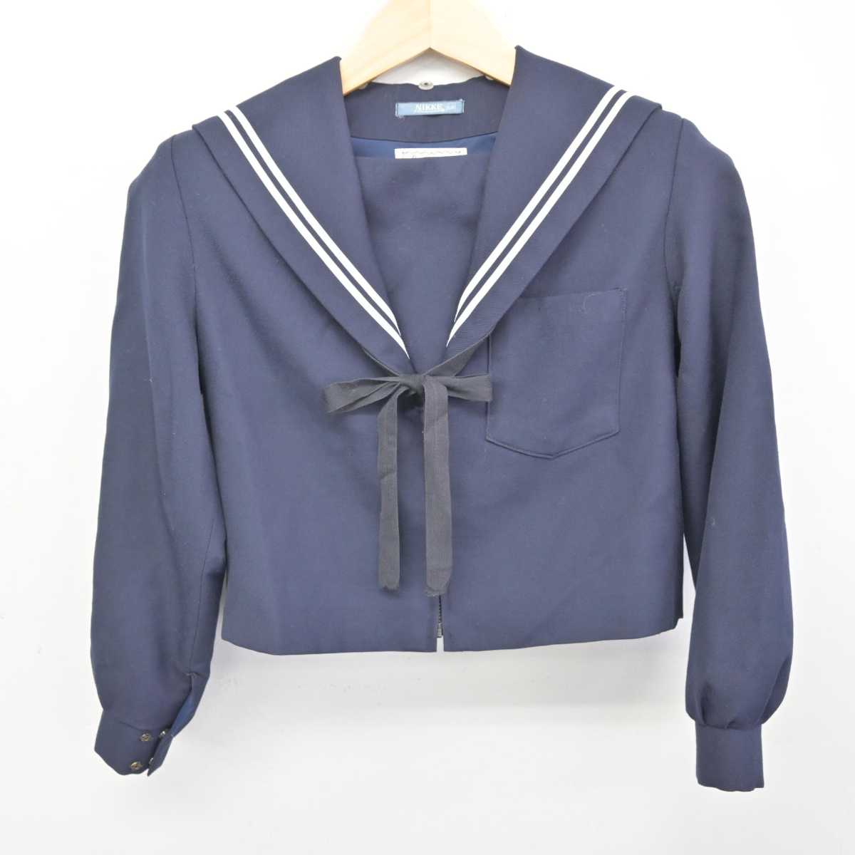 【中古】愛知県 助光中学校 女子制服 3点 (セーラー服・スカート) sf056464