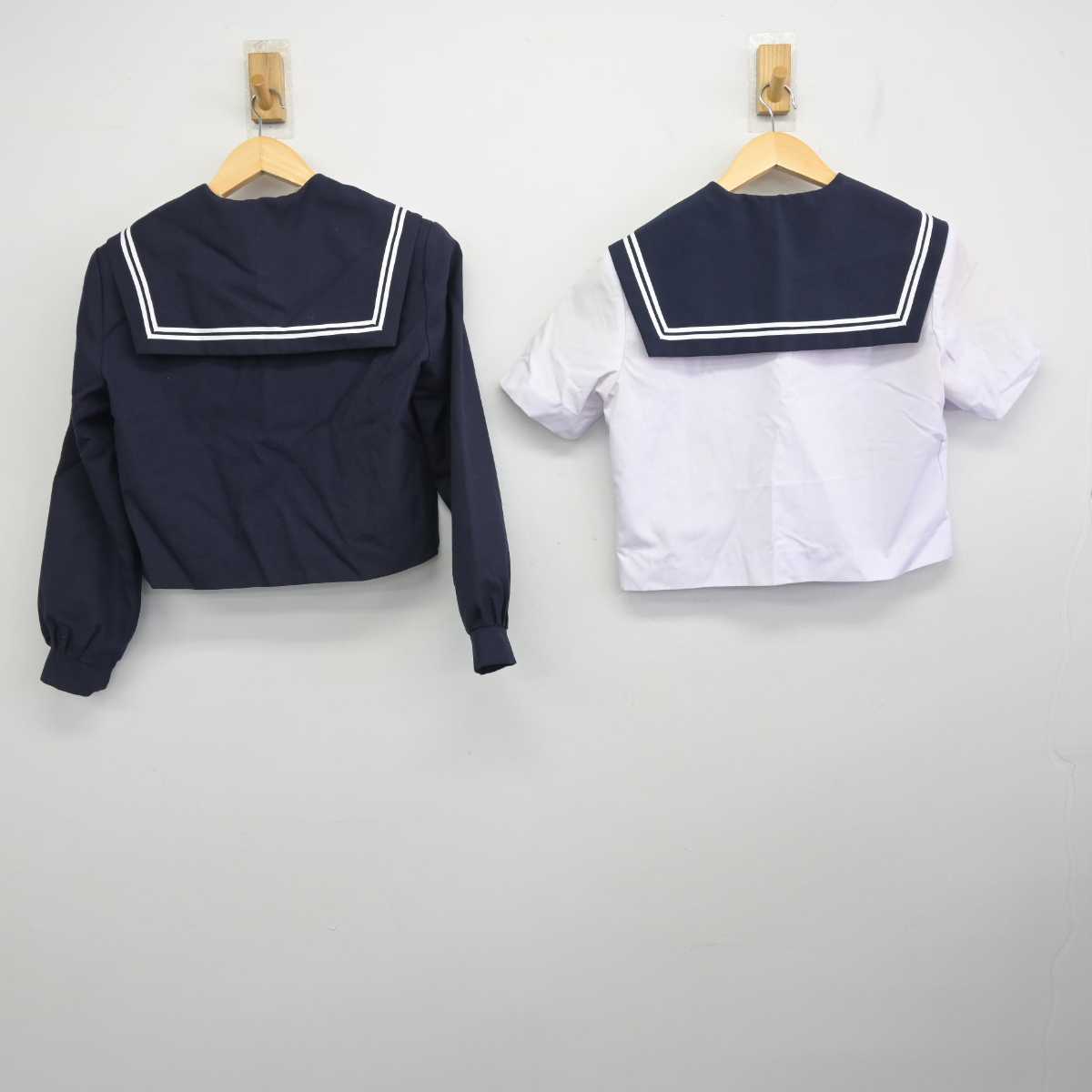 【中古】愛知県 助光中学校 女子制服 3点 (セーラー服・スカート) sf056465