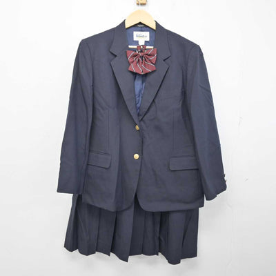 【中古】埼玉県 上尾中学校 女子制服 3点 (ブレザー・スカート) sf056473