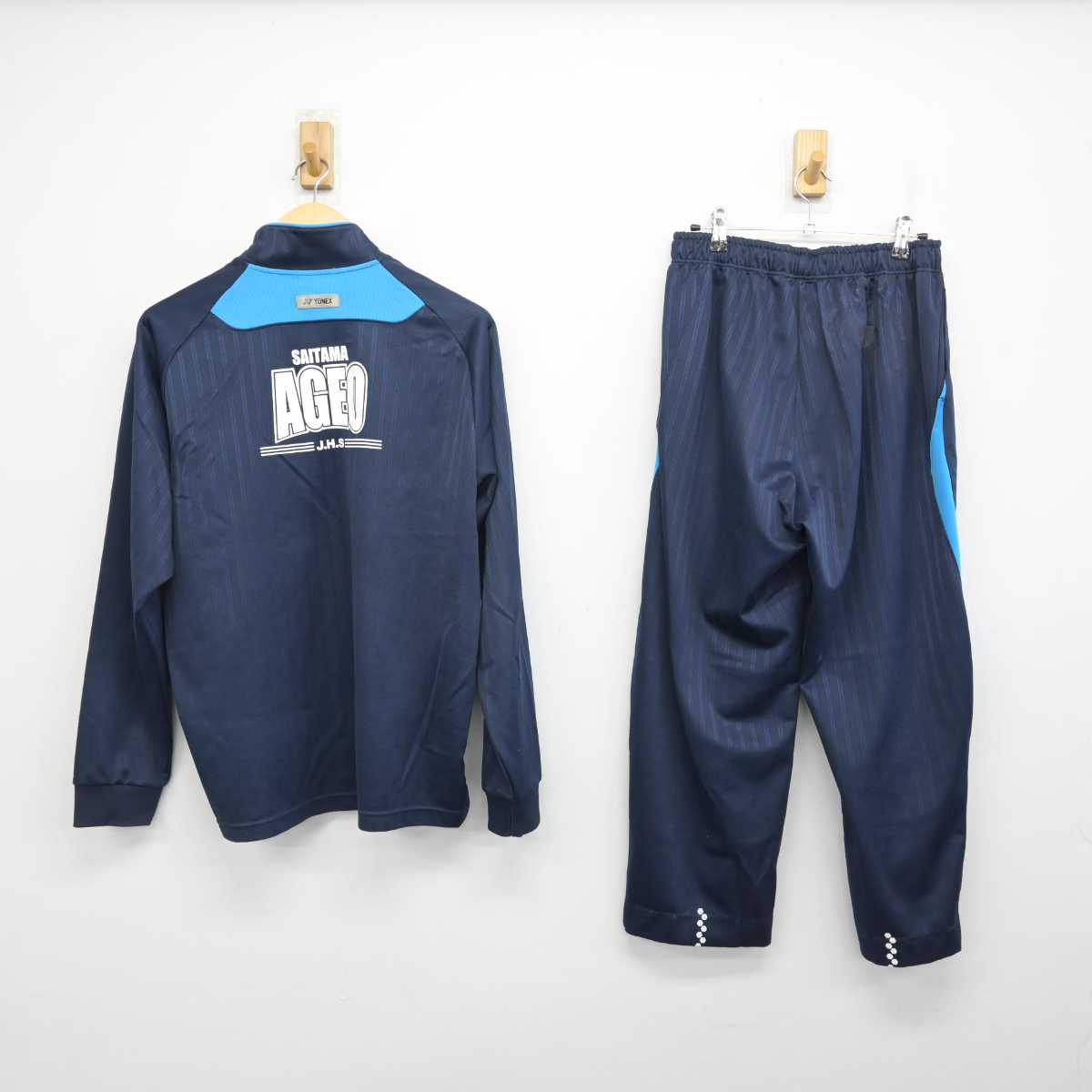 【中古】埼玉県 上尾中学校 女子制服 2点 (ジャージ 上・ジャージ 下) sf056477