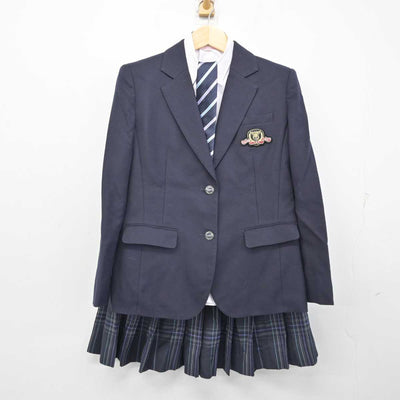 【中古】神奈川県 幸高等学校 女子制服 4点 (ブレザー・シャツ・スカート) sf056481