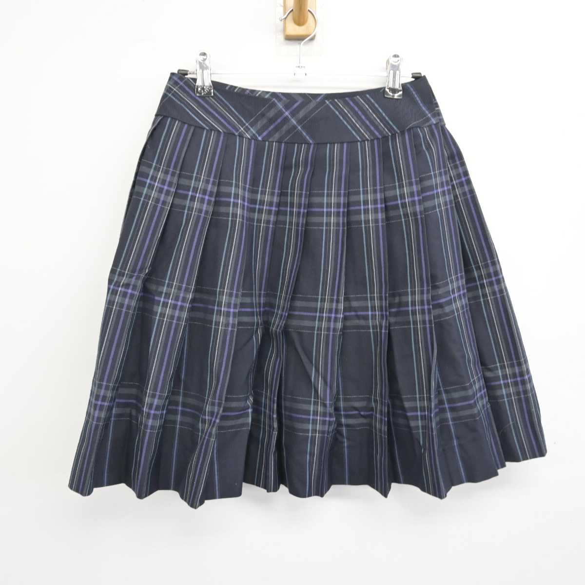 【中古】神奈川県 幸高等学校 女子制服 4点 (ブレザー・シャツ・スカート) sf056481