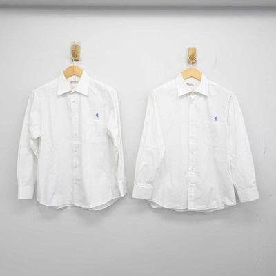 【中古】 クラーク記念国際高等学校 男子制服 2点 (シャツ) sf056491