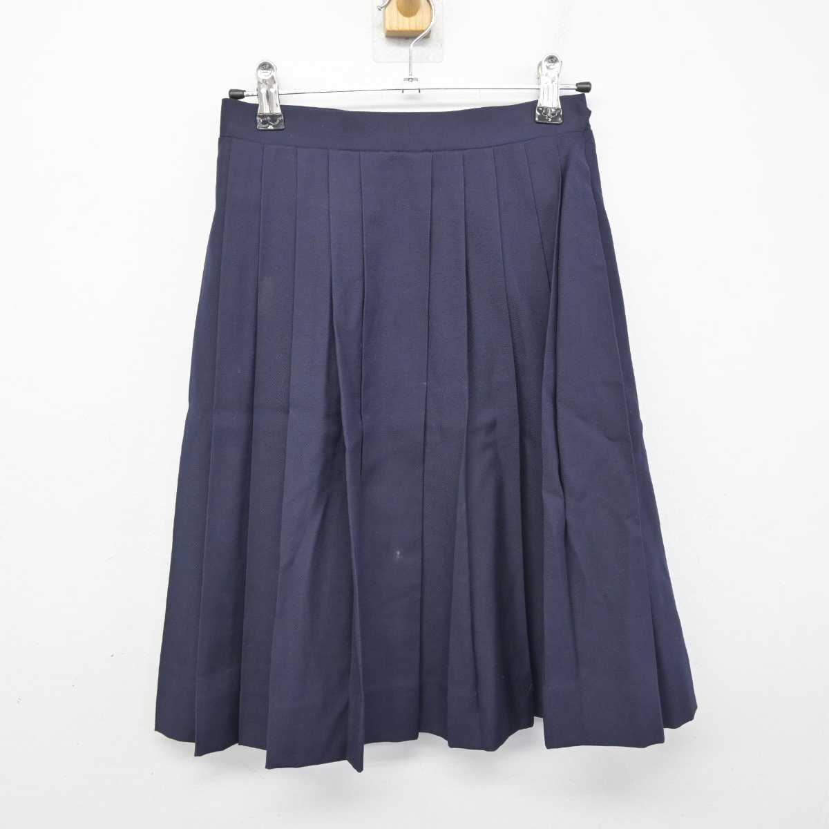 【中古】神奈川県 神奈川学園中学・高等学校 女子制服 2点 (セーラー服・スカート) sf056494