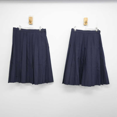 【中古】富山県 氷見市立北部中学校 女子制服 2点 (スカート・スカート) sf056497