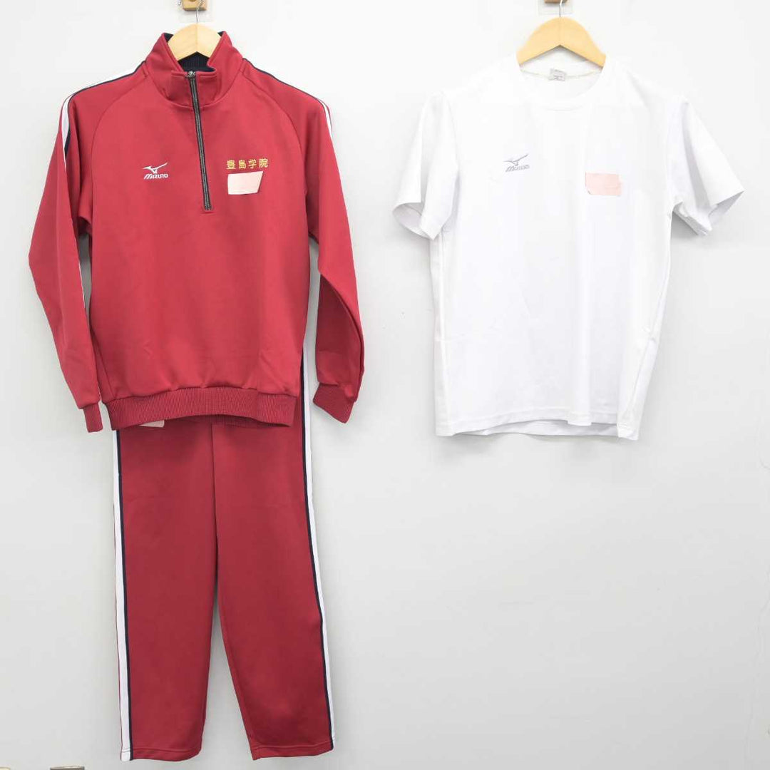 中古】東京都 豊島学院高等学校 女子制服 3点 (ジャージ 上