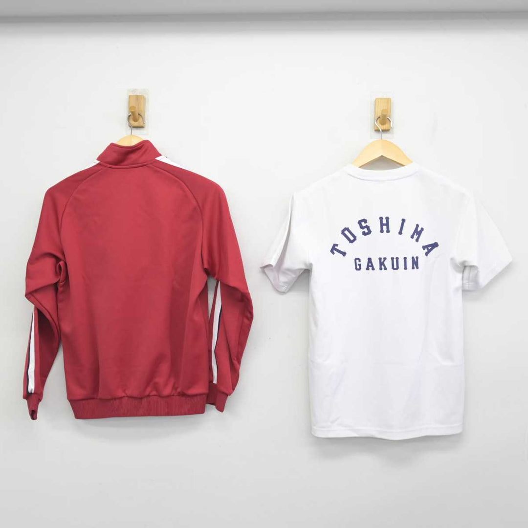 中古】東京都 豊島学院高等学校 女子制服 3点 (ジャージ 上・体操服 上